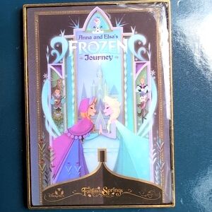 ❄️New HTF Disneysea Tokyo Exclusive 'Frozen' Attraction Poster Pin